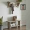 Alaterre Furniture Castleton Mango Wood 40"W Bench and Coat Hook with Shelf AWTR032927 - alternate 1